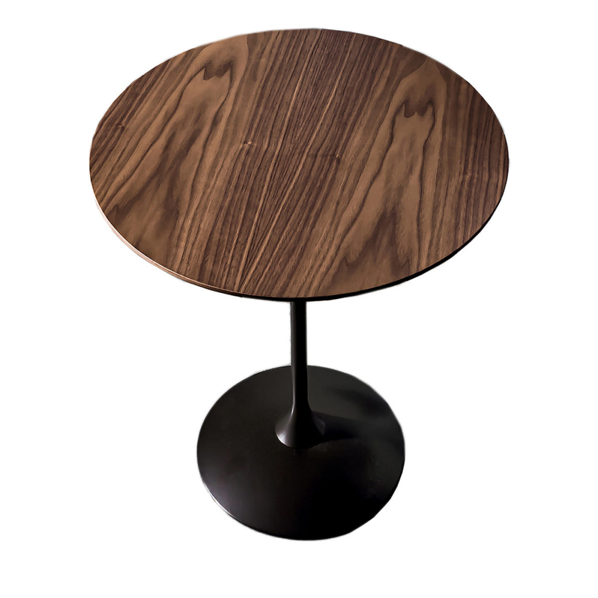 Walnut Tulip Side Table by SOVET Italia