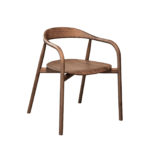 Autumn Chair with Walnut Finish by SOVET Italia