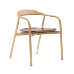 Autumn Chair with Walnut Seat by SOVET Italia