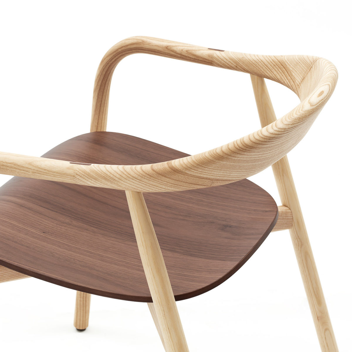 Autumn Chair with Walnut Seat by SOVET Italia