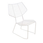 Alieno Peacock White Chair with Cushion by Casamania & Horm