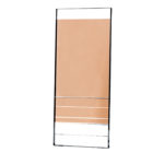 Pink Rectangular Visual Mirror by SOVET Italia