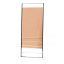 Pink Rectangular Visual Mirror by SOVET Italia