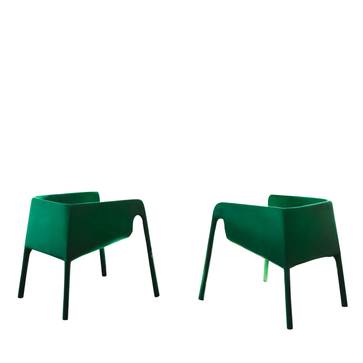 Lobby Green Velvet Chair by StokkeAustad by Casamania & Horm