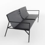 Tout Le Jour Black Sofa by Casamania & Horm