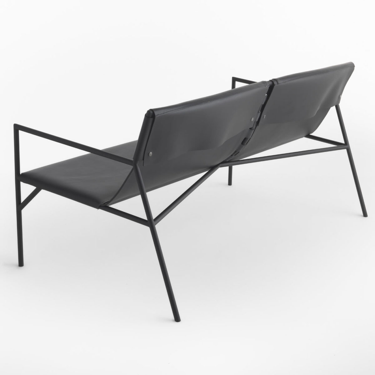 Tout Le Jour Black Sofa by Casamania & Horm