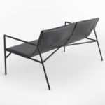 Tout Le Jour Black Sofa by Casamania & Horm