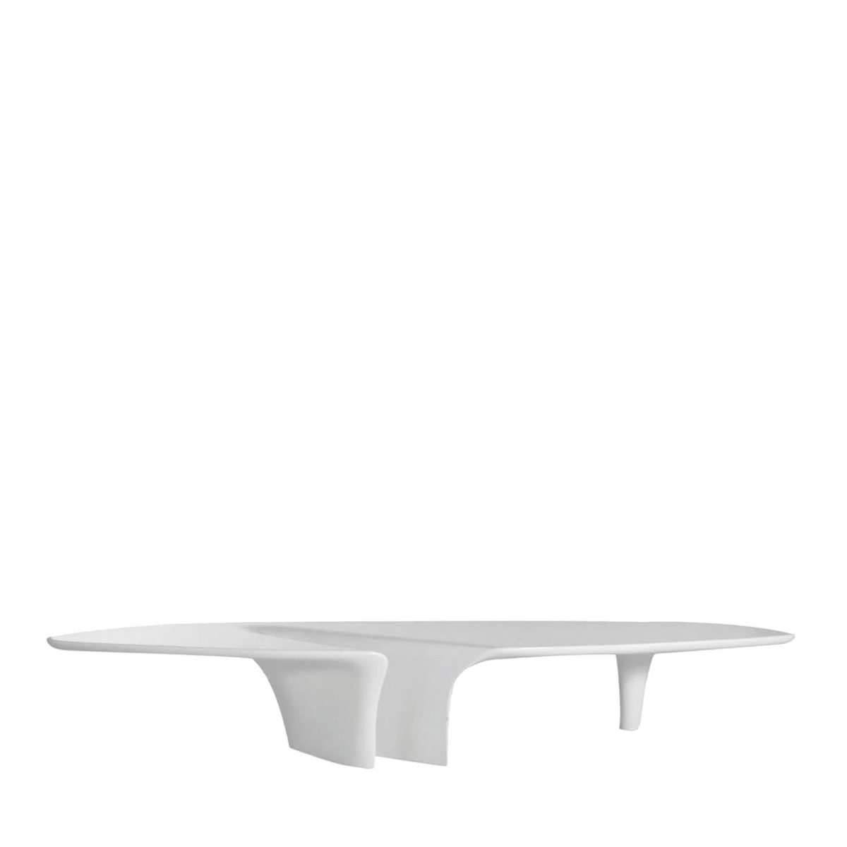 Waterfall White Coffee Table by Driade