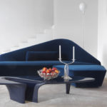 Waterfall Blue Coffee Table by Driade