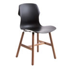 Stereo Set of 2 Black Chairs by Casamania & Horm