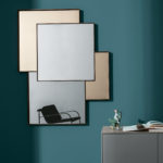 Combi Tinted and Bronze -Finished Wall Mirror by SOVET Italia