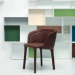 Lepel Brown Leather Chair by Casamania & Horm