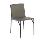 Tout Le Jour Taupe Leather Chair by Casamania & Horm