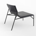 Tout Le Jour Black Lounge Chair by Casamania & Horm