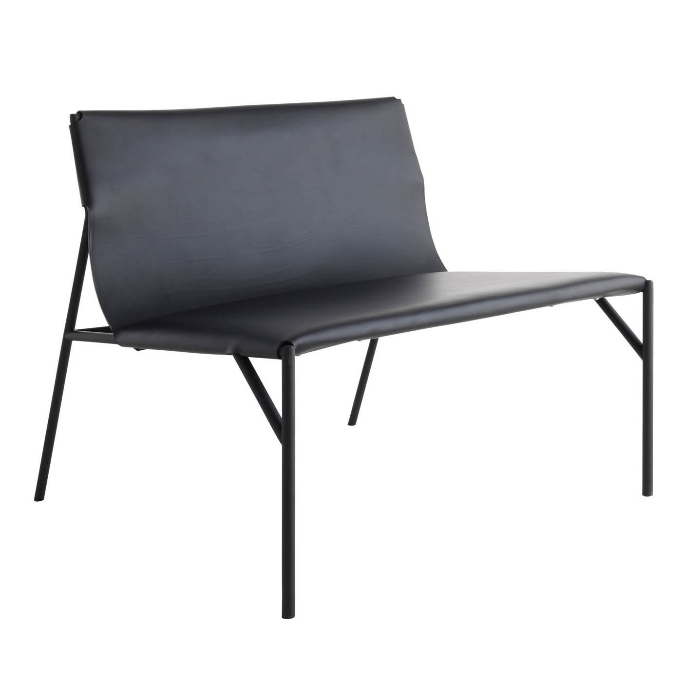 Tout Le Jour Black Lounge Chair by Casamania & Horm