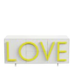 Love Small White & Yellow  Sideboard by Driade