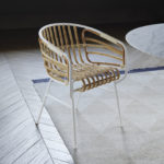 Raphia White Rattan Chair by Casamania & Horm