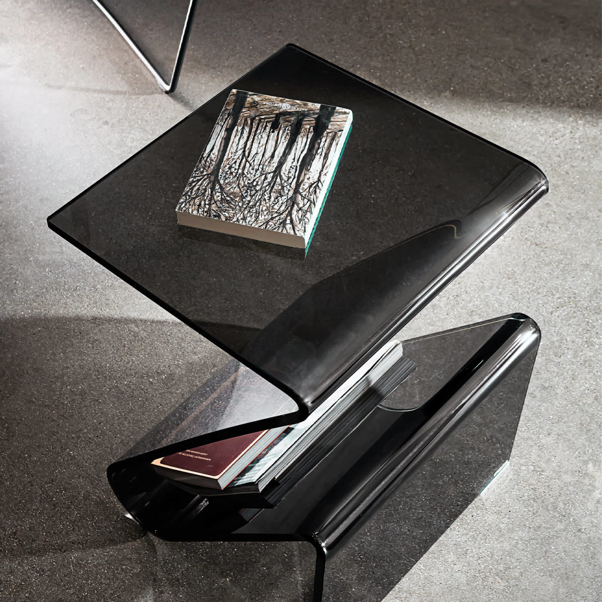 Zeta Tinted Magazine Holder by SOVET Italia