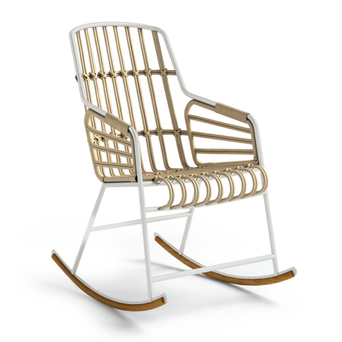 Raphia Rocking Chair by Casamania & Horm