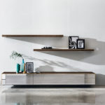 Magda Suspended Eramosa and Glass Sideboard by SOVET Italia