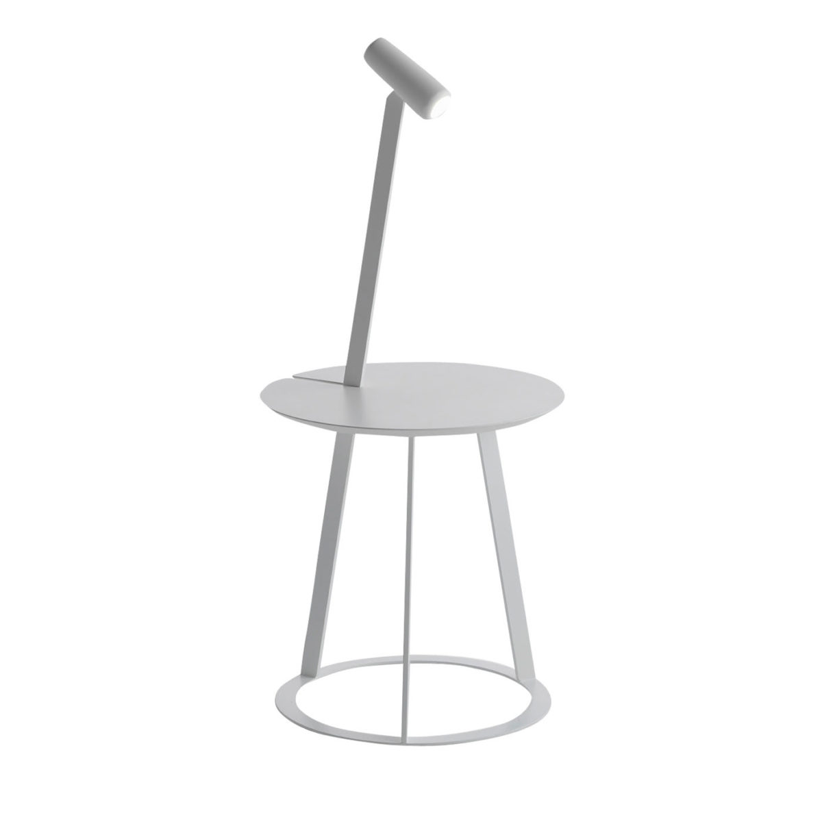 Albino Torcia White Side Table by Casamania & Horm