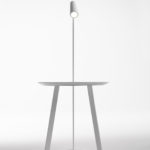 Albino Torcia White Side Table by Casamania & Horm