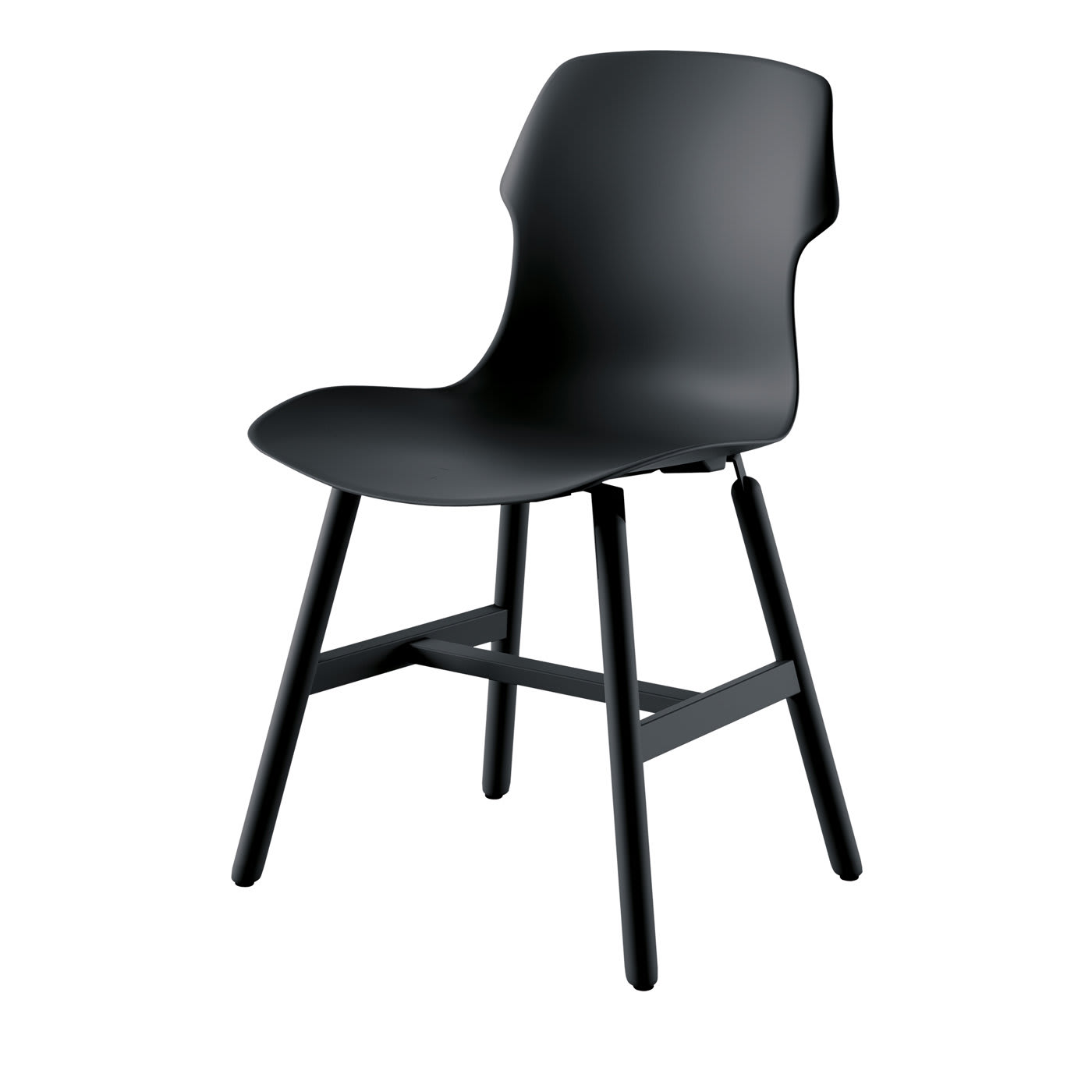 Stereo Set of 2 Black Chairs by Casamania & Horm