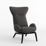 Soho Gray  Armchair by Casamania & Horm