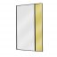 Campos Vertical Mirror in Extralight and Gold by SOVET Italia