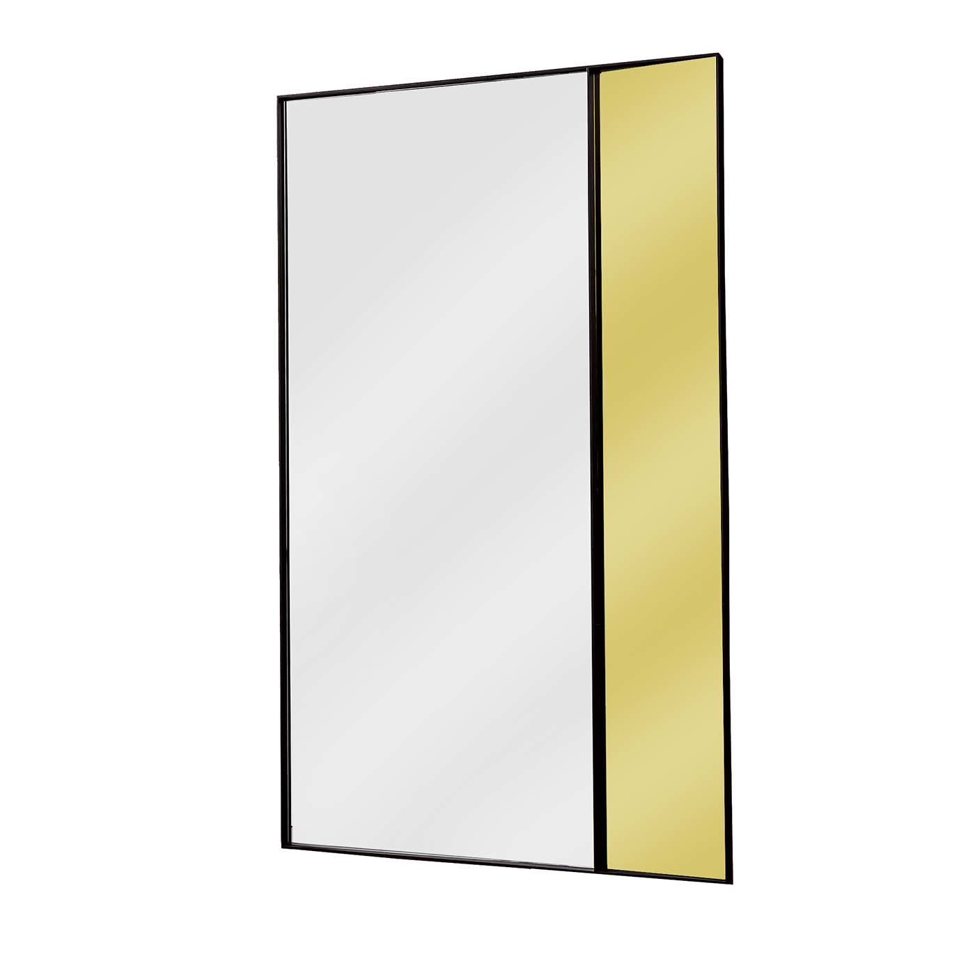 Campos Vertical Mirror in Extralight and Gold by SOVET Italia