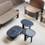 Tottori Blue Accent Table by Driade