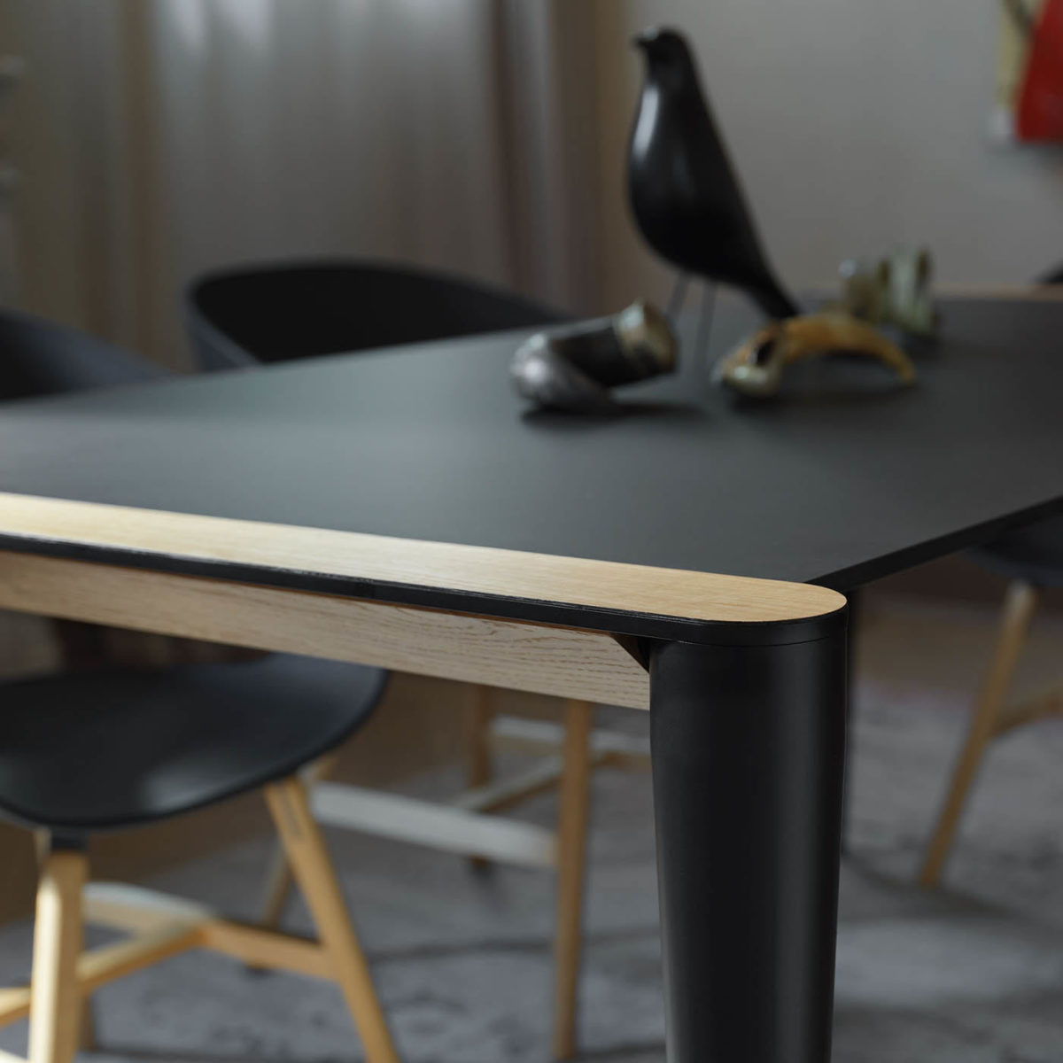 Bolero Black Table by Casamania & Horm