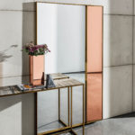 Campos Mirror in Extralight and Rose by SOVET Italia