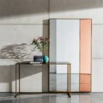 Campos Mirror in Extralight and Rose by SOVET Italia