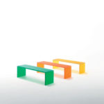 Triennale Green Bench by Michele De Lucchi by Glas Italia