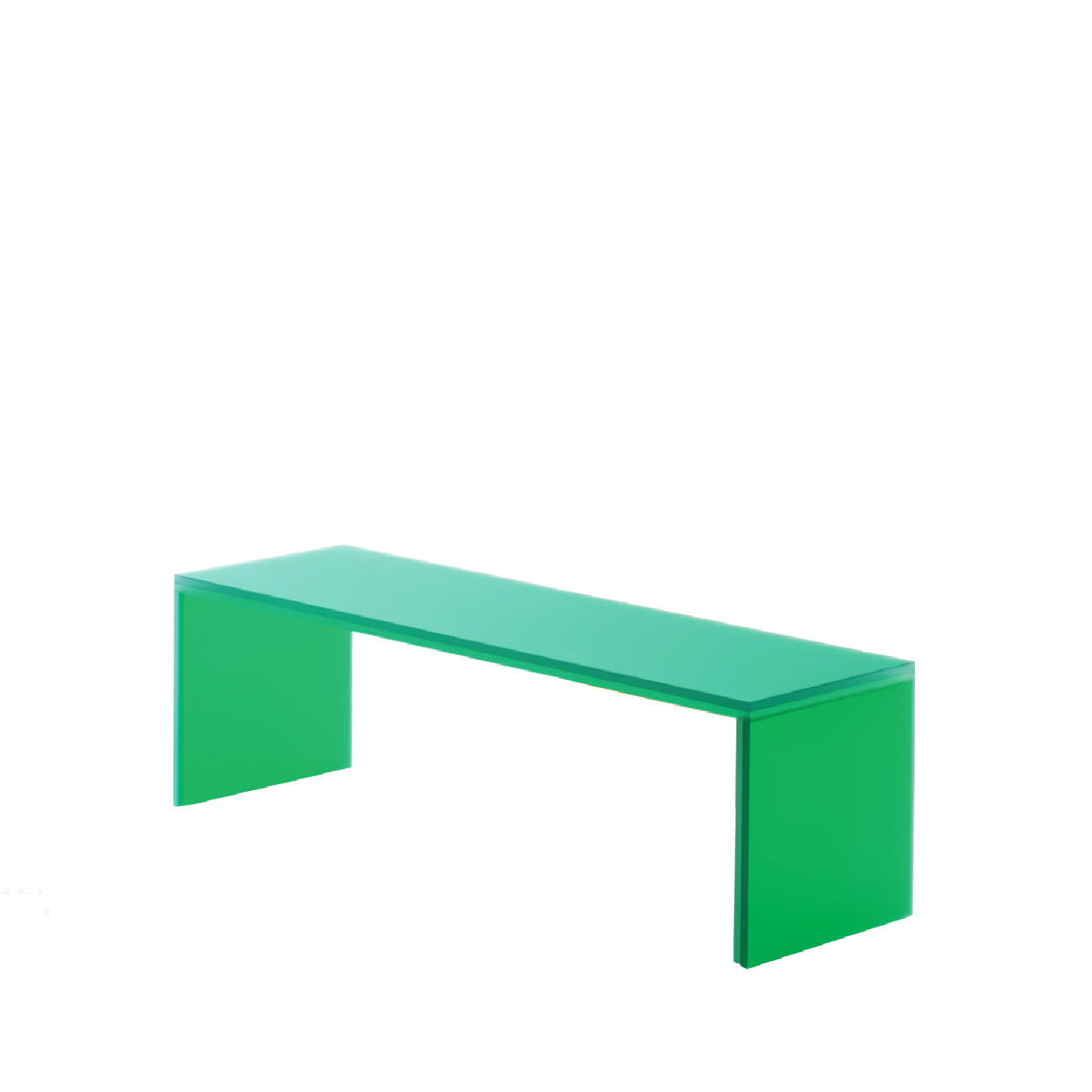 Triennale Green Bench by Michele De Lucchi by Glas Italia