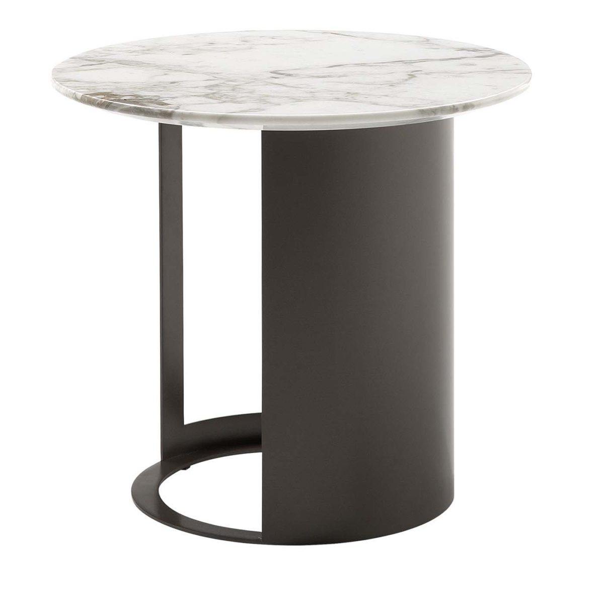 Ci Side Table in Gold Calacatta Marble by Bodema