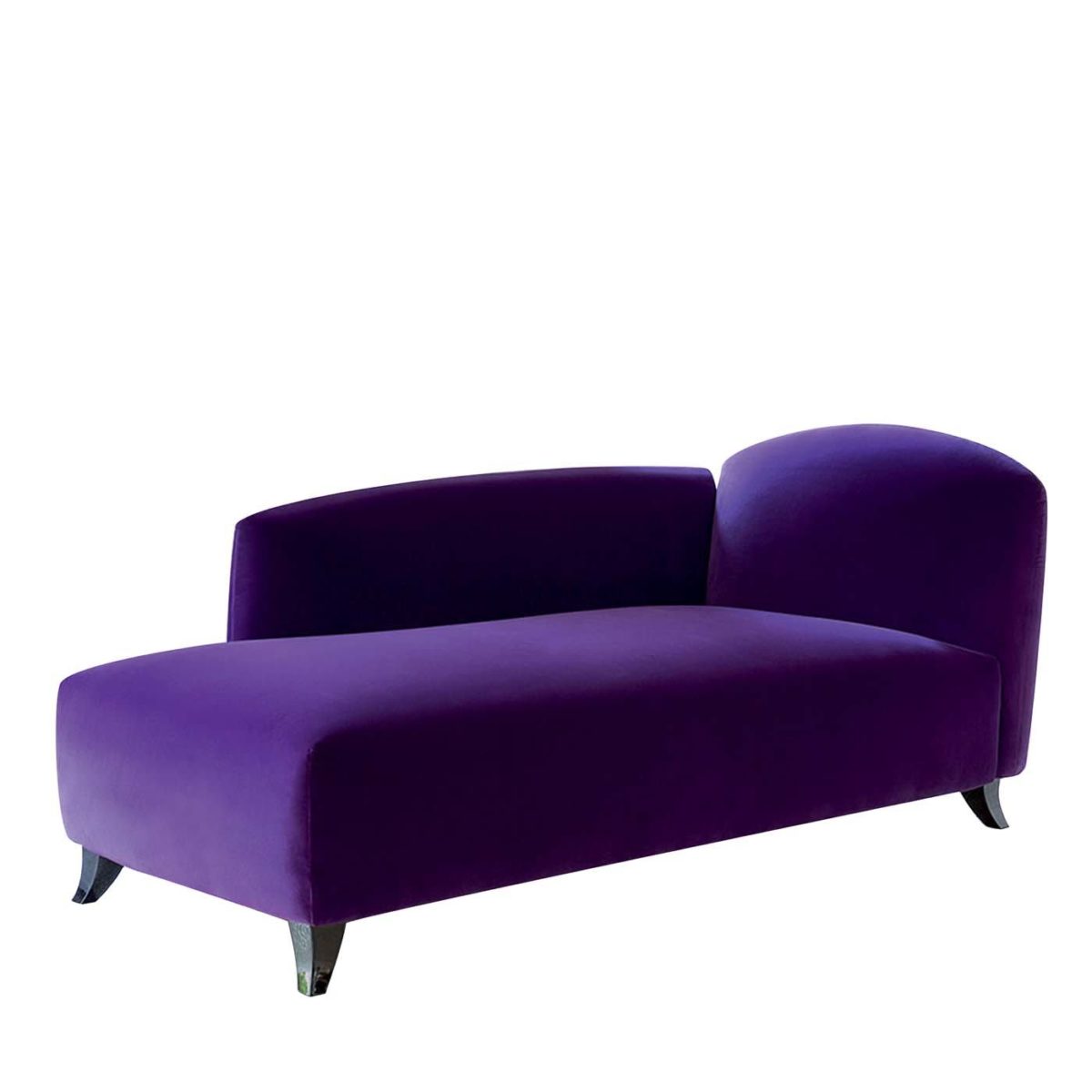 Tokyo Velvet Chaise Longue Sofa by Bodema