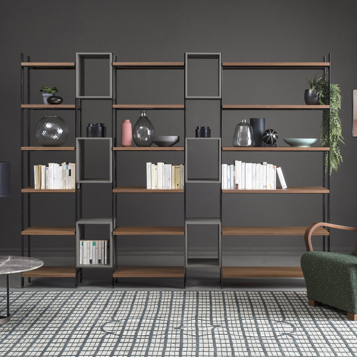 Box Bookcase by Bodema