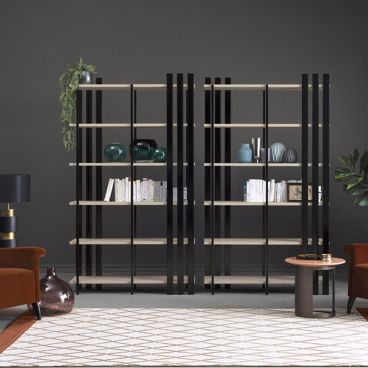 Tower Bookcase by Bodema