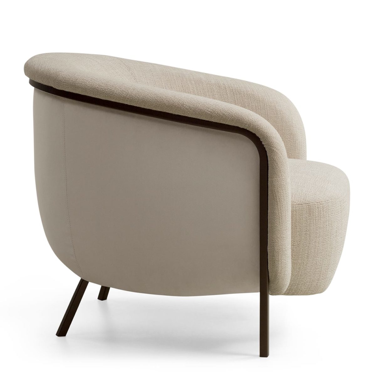 Ring White Armchair by Bodema