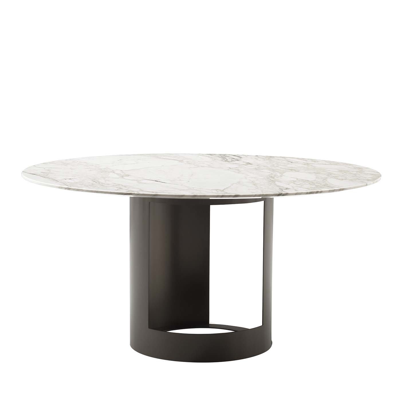 Ci Dining Table in Gold Calacatta Marble by Bodema