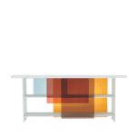 Layers Orange Bookshelf by Nendo by Glas Italia