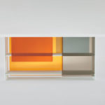 Layers Orange Bookshelf by Nendo by Glas Italia