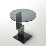 Don Gerrit All-Grey Side Table by Glas Italia