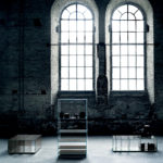 Deep Sea Grey Rectangular Low Table by Glas Italia