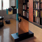 Shibam 2 Totem Mirror by Glas Italia