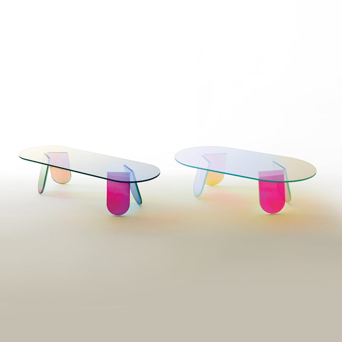 Shimmer Large Low Table by Glas Italia