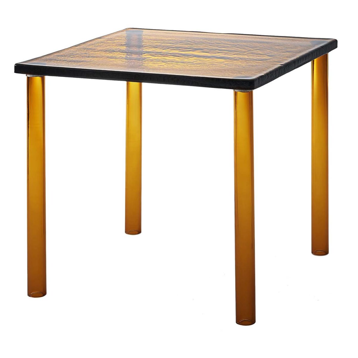 Nesting Amber Tall Side Table by Glas Italia