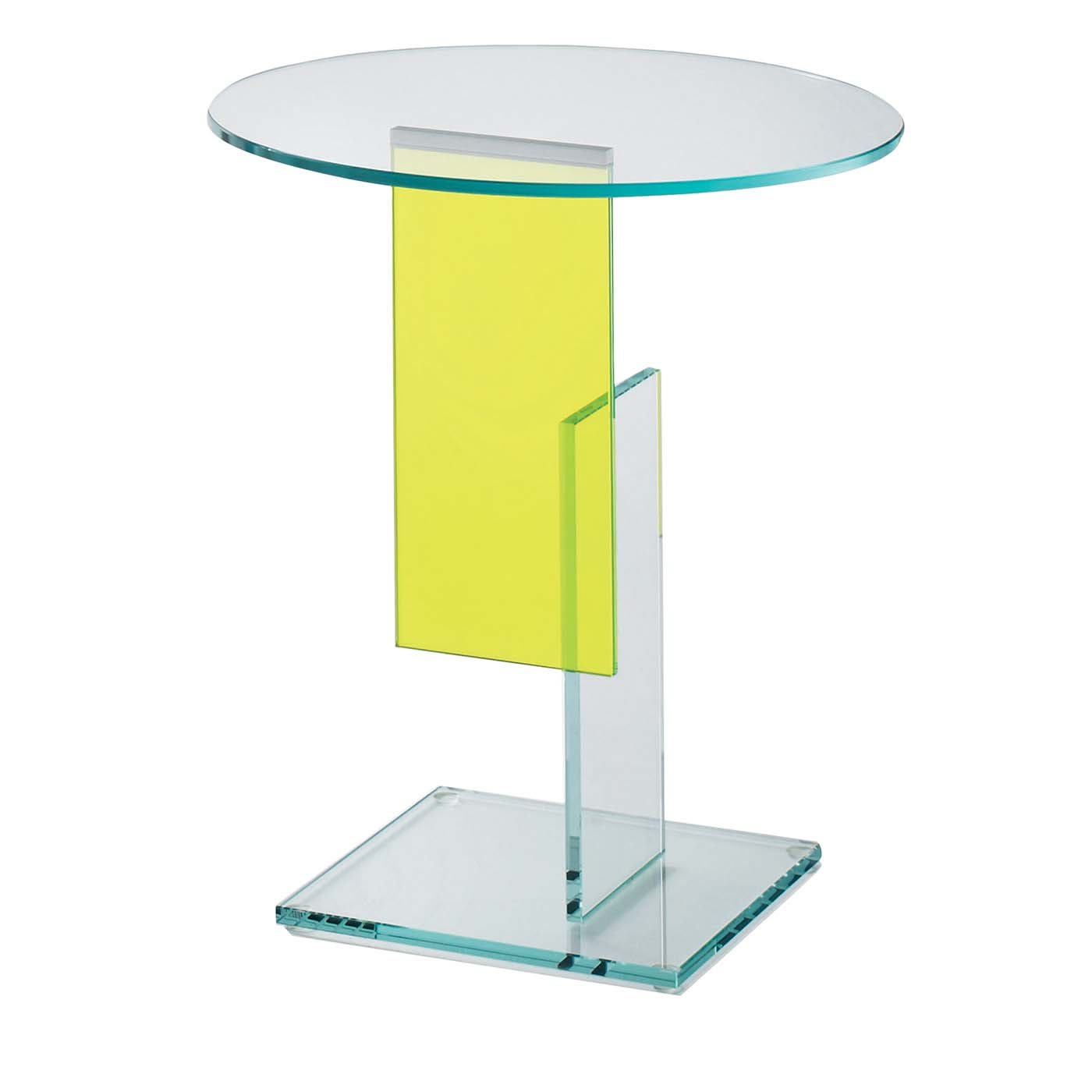 Don Gerrit Yellow Side Table by Glas Italia